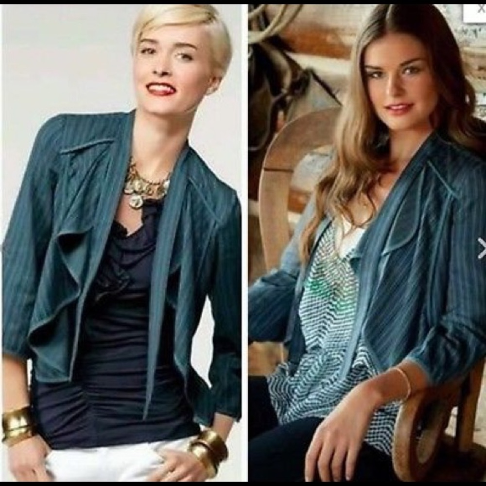 CAbi cascading cardigan size Medium VGUC